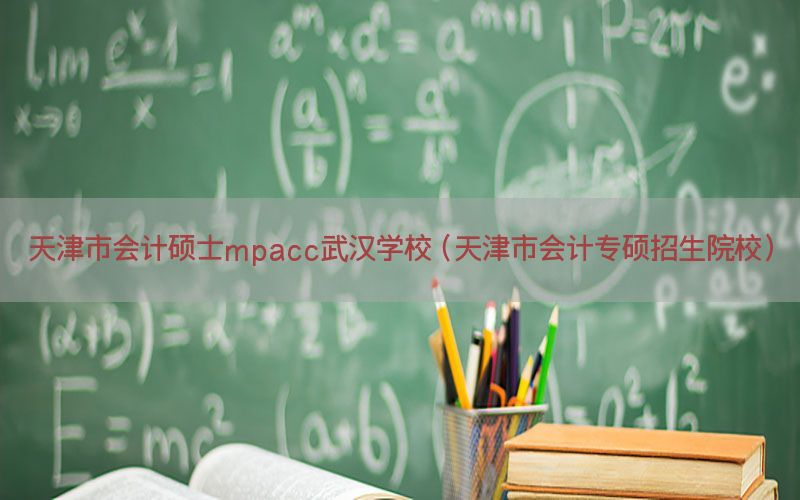 天津市会计硕士mpacc武汉学校（天津市会计专硕招生院校）